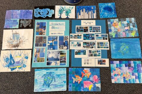 Malwettbewerb zum Thema „Blau“