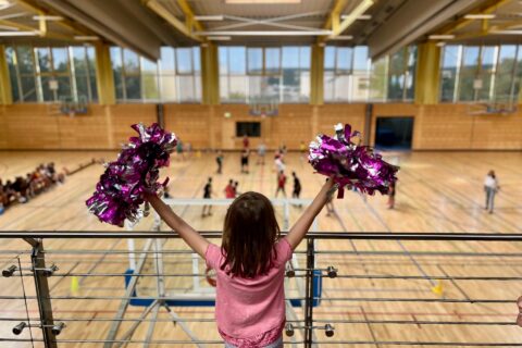 Mit viel Spaß und vollem Einsatz beim Zweifelderball-Turnier